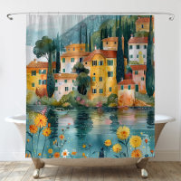 Whimsistische Italienische Seeblick