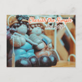 Whimsistische Keramik Vintag Postkarte (Vorderseite)