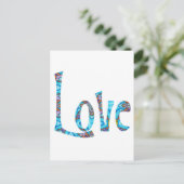 Whimsistische Liebe I Postkarte (Stehend Vorderseite)
