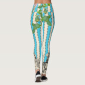 Whimsistische Parade Leggings Vintag Fantasy (Rückseite)