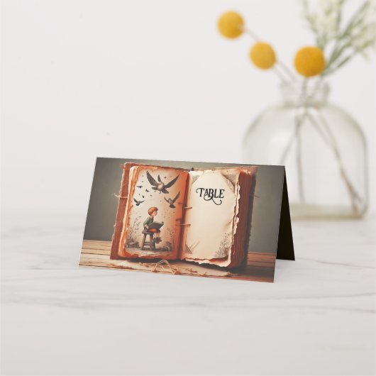 Whimsistische Platzkarte (Vorderseite)