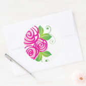 Whimsistische Rose :: Aufkleber (Umschlag)