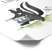 Whimsistische Tiere Marching Band Personalisiert Poster (Ecke)