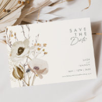 Whimsistische Wildblume | Elfenbein Horizontal