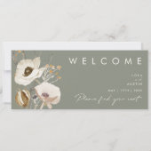 Whimsistische Wildblume | Header für die Seekarte (Rückseite)