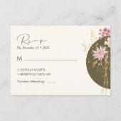 Whimsistische Wildblumen Frühjahr Sommer Herbst UA Begleitkarte (Vorderseite)