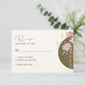 Whimsistische Wildblumen Frühjahr Sommer Herbst UA Begleitkarte (Stehend Vorderseite)