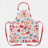 Whimsistisches Romantisches Gestaltungskonzept in  Schürze (Vorderseite)