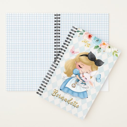 Whimsy Alice's Adventures in Wonderland Notizblock (Innen)