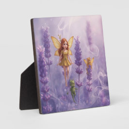 Whimsy Among the Purple Blooms Fotoplatte