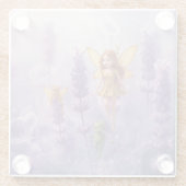 Whimsy Among the Purple Blooms Glasuntersetzer (Rückseite)