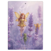 Whimsy Among the Purple Blooms Klemmbrett (Rückseite)