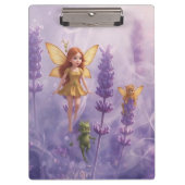 Whimsy Among the Purple Blooms Klemmbrett (Vorderseite)