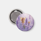 Whimsy Among the Purple Blooms Magnet (Vorderseite/Rückseite)