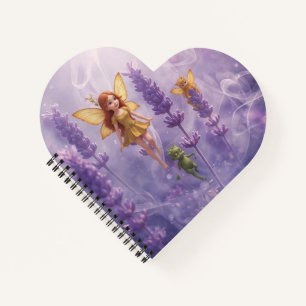 Whimsy Among the Purple Blooms Notizblock