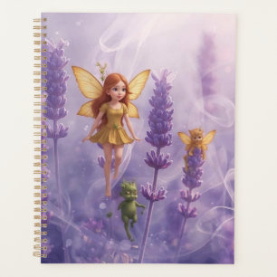 Whimsy Among the Purple Blooms Planer