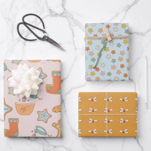 Whimsy Backdesign, Cookies und Kekse Geschenkpapier Set (Vorderseite)