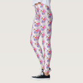 Whimsy Ballerina Ballett Schwänze Kunst Leggings (Links)