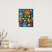 Whimsy Bird Poster (Küche)