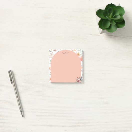 Whimsy Bloom Arch Notes Post-it Klebezettel (Büro)