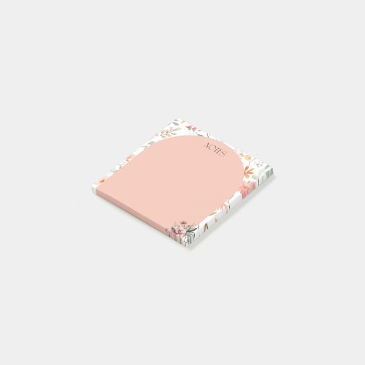 Whimsy Bloom Arch Notes Post-it Klebezettel (angewinkelt)