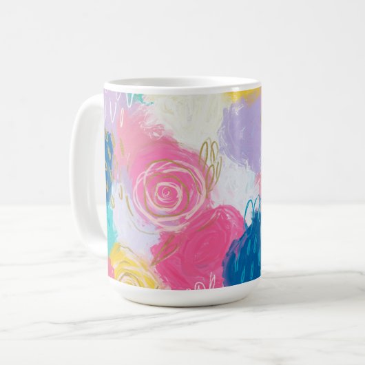 Whimsy Bloom Carnival Kaffeetasse (Vorderseite Links)