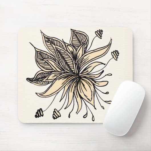 Whimsy Blume Mousepad (Mit Mouse)