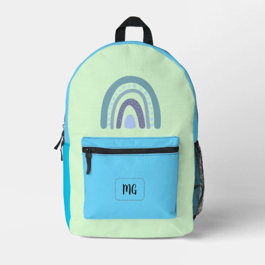 Whimsy Boho Rainbow Teens Bedruckter Rucksack (Vorderseite)