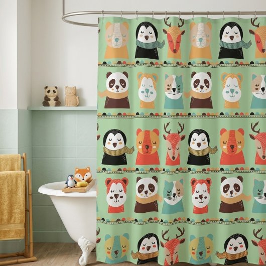 Whimsy Buddies Duschvorhang