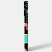 Whimsy Butterfets Black Name Personalisiert Case-Mate iPhone Hülle (Rückseite / Links)