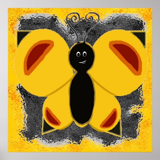 Whimsy Butterfly Poster (Vorne)