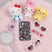 Whimsy Doodle Vibes – Abstract Hearts & Spirals iPhone 16 Hülle