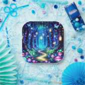 Whimsy Elegant bezaubernd Forest Baby Dusche Pappteller (Party)