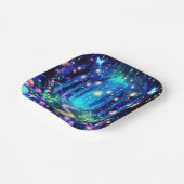 Whimsy Elegant bezaubernd Forest Baby Dusche Pappteller (Gewinkelt)