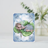 Whimsy Fairy Adeline Postkarte (Stehend Vorderseite)