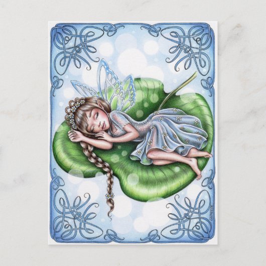 Whimsy Fairy Adeline Postkarte (Vorderseite)