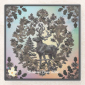 "Whimsy Fantasy" Glasuntersetzer (Vorderseite)