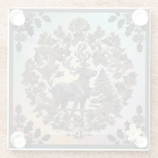 "Whimsy Fantasy" Glasuntersetzer (Rückseite)