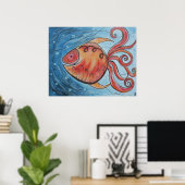 Whimsy Fish II Poster (Heimbüro)