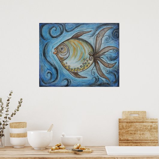 Whimsy Fish II Poster (Küche)