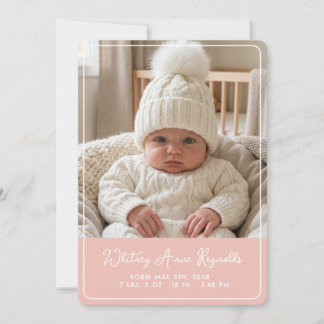 Whimsy Flat Ankündigungskarte Ankündigung