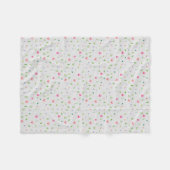Whimsy Floral 2 Fleecedecke (Vorderseite (Horizontal))