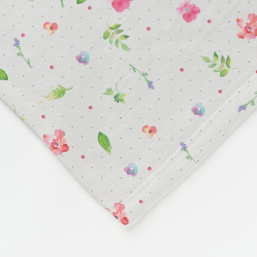 Whimsy Floral 2 Fleecedecke (Ecke)