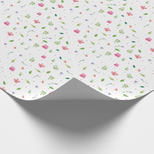 Whimsy Floral 2 Geschenkpapier (Ecke)