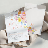 Whimsy Floral Bridal Shower Einladung