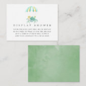 Whimsy Floral Parachute Kinderdusche Begleitkarte (Vorne/Hinten)