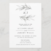Whimsy Floral Wedding Einladung
