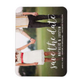 Whimsy Foto Ankündigung Datum freihalten Magnet (Vertikal)