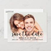 Whimsy Foto Ankündigung Datum freihalten Postkarte (Vorne/Hinten)
