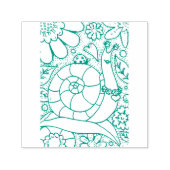WHIMSY GARDEN SNAIL & LADYBUG, BUG'S FLOWER GARDEN PERMASTEMPEL (Design)